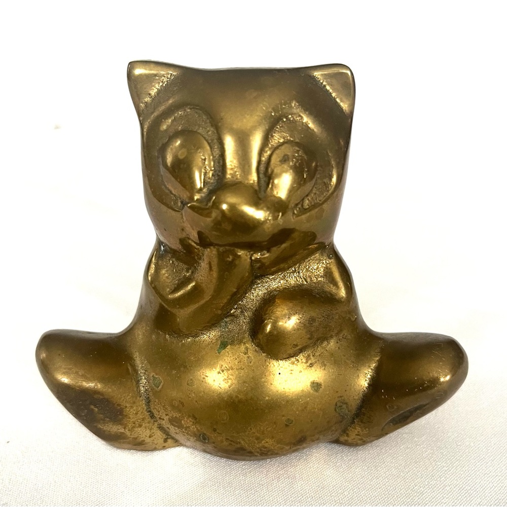 Vintage Brass Bear